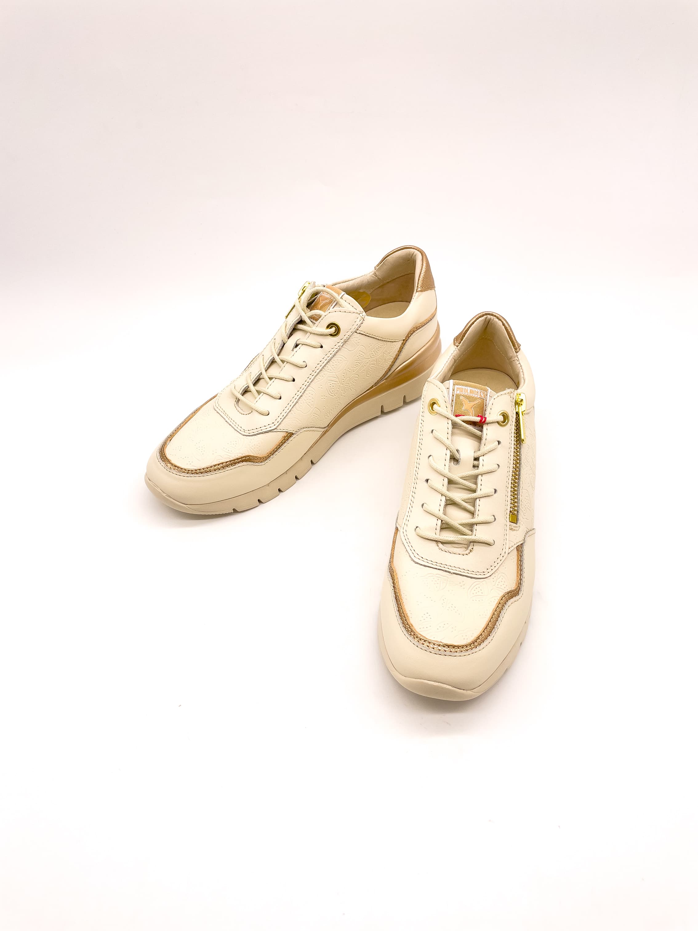 Кроссовки жен. "Pikolinos" W4R-6994C2 (крем.,кожа)