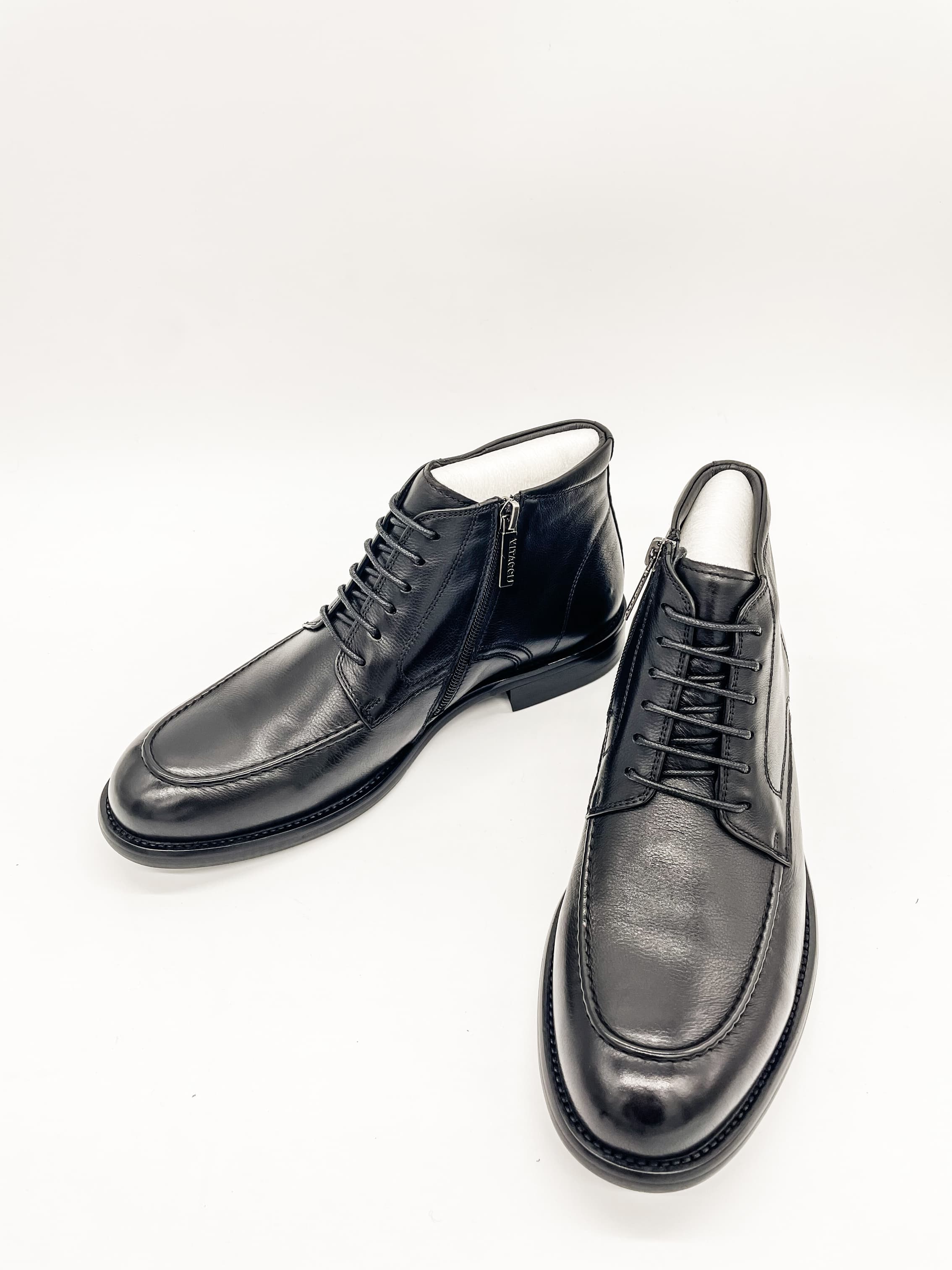 Ботинки муж. "VITACCI" M1022607 (черный,кожа)
