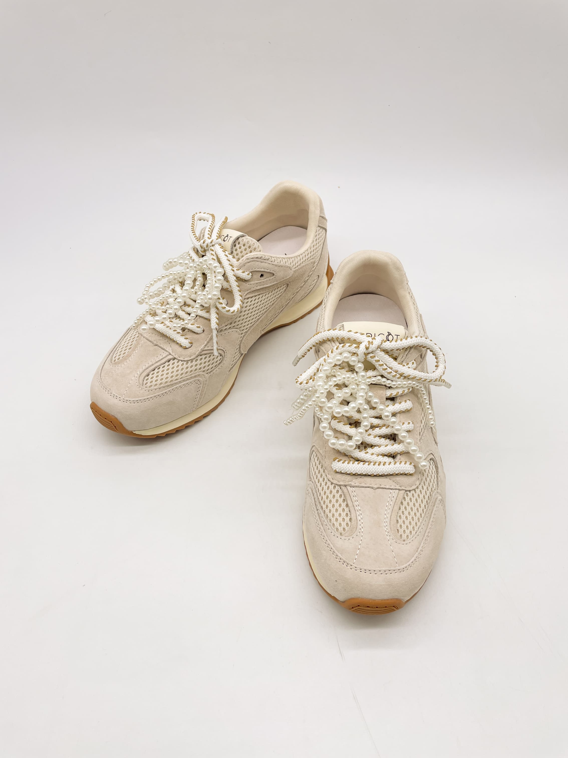 Кроссовки жен. "ABRICOT" NAK-015TB-beige (бежевый,замша)