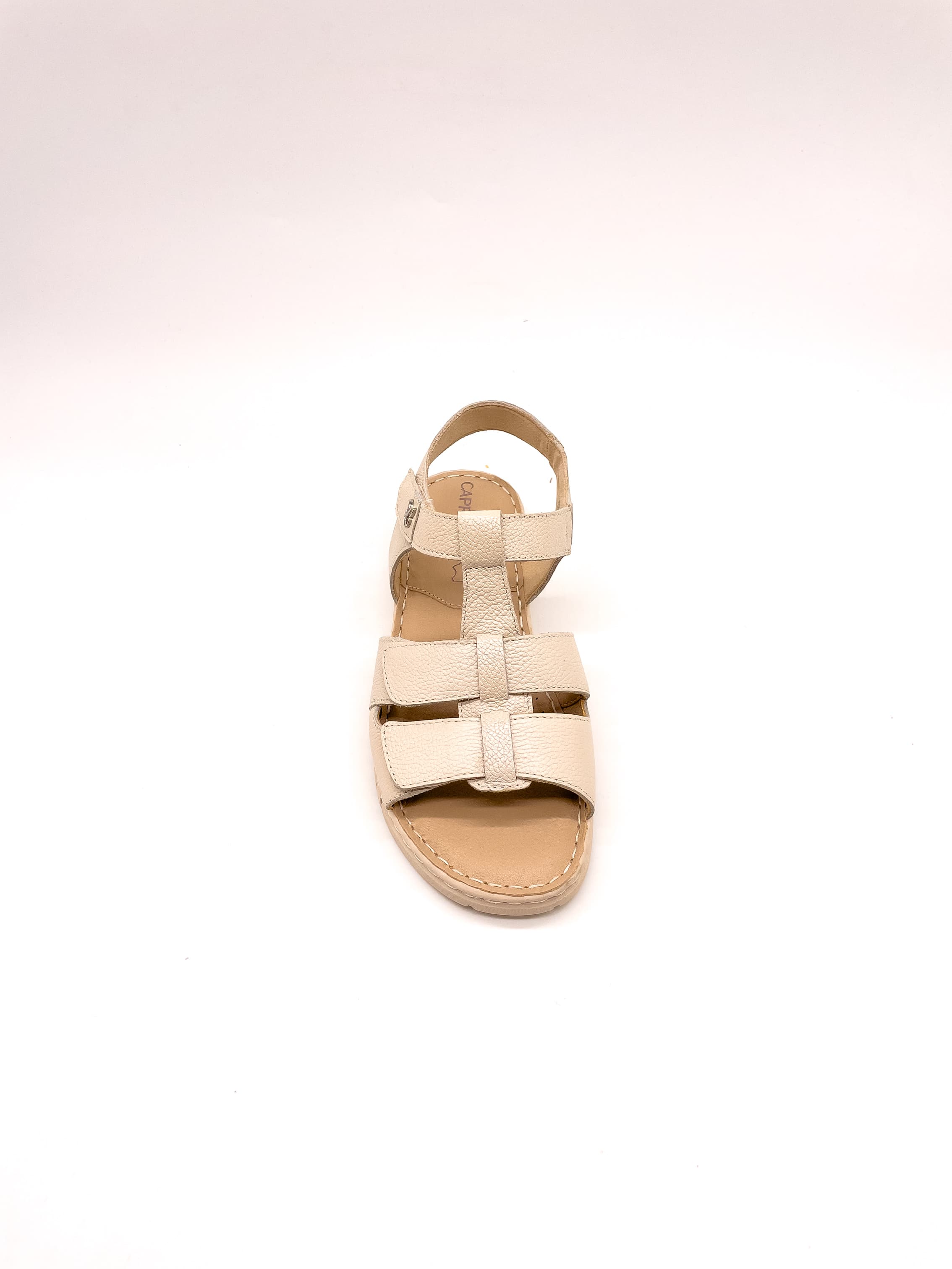 Сандалии жен. "Caprice" 9-28102-44 119 (перламутр,кожа)